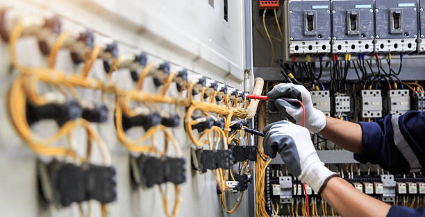 Professional Electrician technician working in Rugby, ND